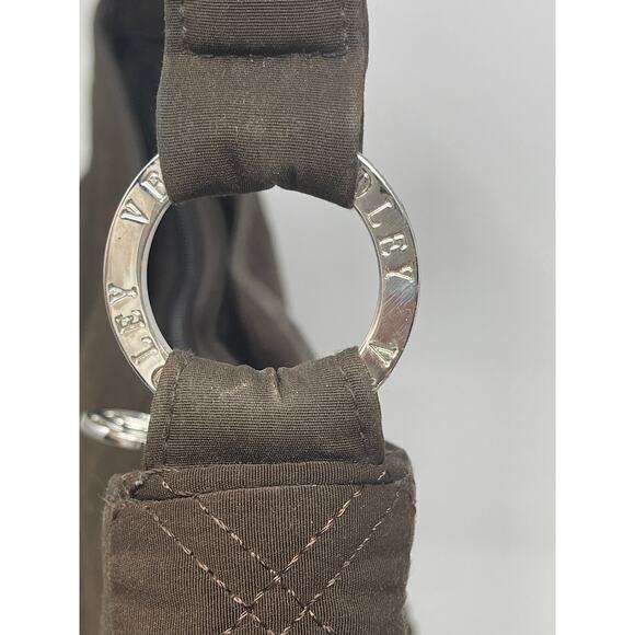 Brown Quilted Vera Bradley Large 17" Boho Handbag Bag - Picture 6 of 12